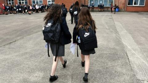 Pupils return to school