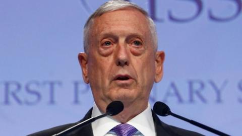 US Defence Secretary James Mattis