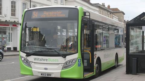 A bus in Wiltshire