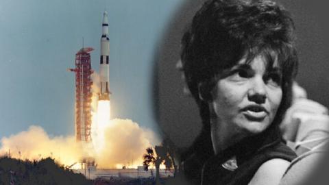 Marilyn Lovell and the Apollo 13 launch