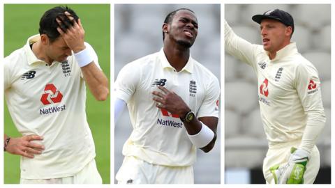 James Anderson, Jofra Archer & Jos Buttler pictures