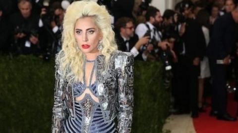 Lady Gaga arrives for this year's gala