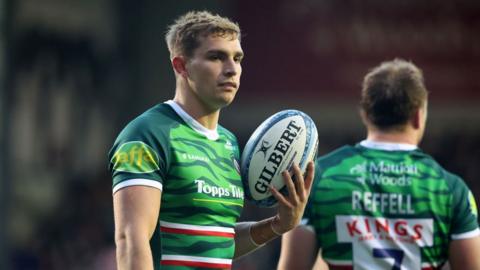  Leicester Tigers' Jack van Poortvliet during the Gallagher Premiership Rugby 