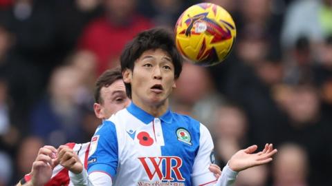 Blackburn striker Yuki Ohashi 