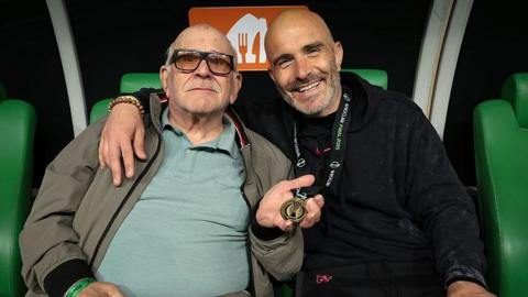 Enzo Maresca and his father Pasquale