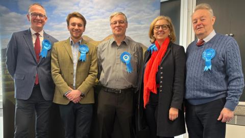 Conservative council seat winner