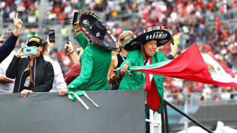 Fans at last year's Mexico City Grand Prix 