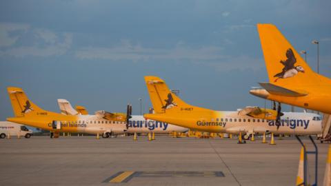 Aurigny Guernsey airplanes