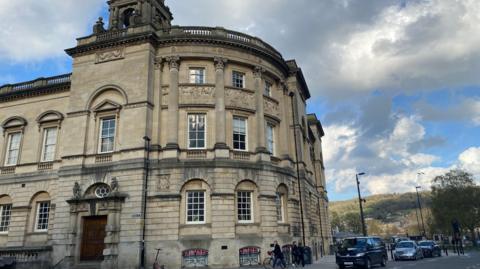 Bath Guildhall, where Bath and North East Somerset Council meets 