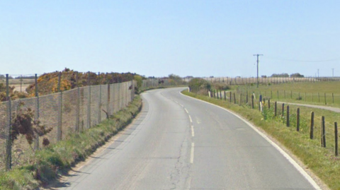 Jurys Gap Road near Camber in East Sussex