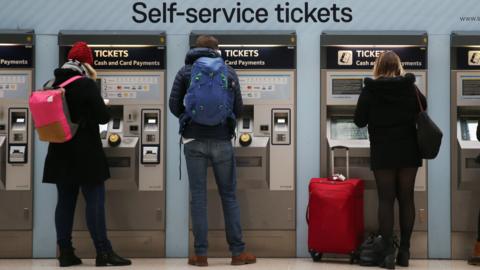 Train ticket machines