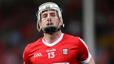 Cork forward Patrick Horgan warming up for a game