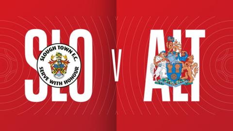 Slogh versus Altrincham graphic