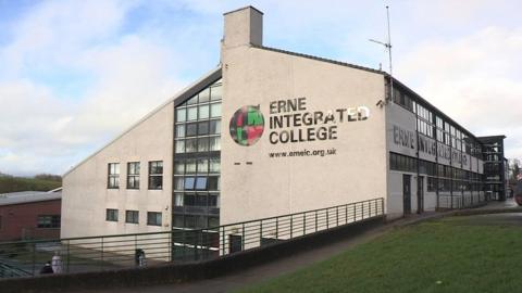 A view of the main building at Erne Integrated College
