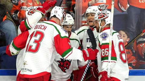Devils celebrate semi-final victory