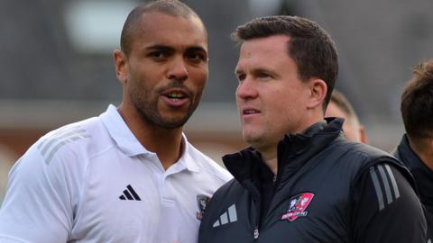 Josh Magennis and Gary Caldwell