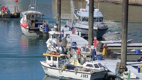 Jersey fishing boats