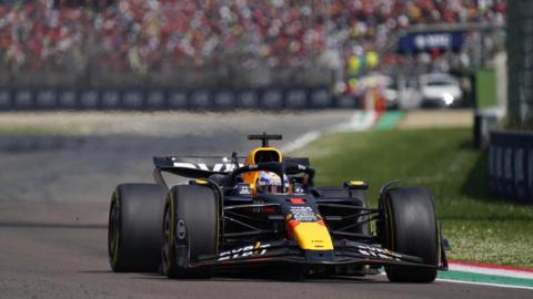 Max Verstappen leads Emilia Romagna Grand Prix