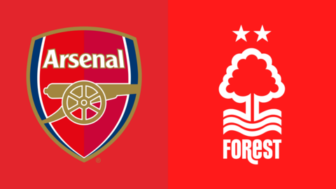 Arsenal vs Nottingham Forest fixture graphic