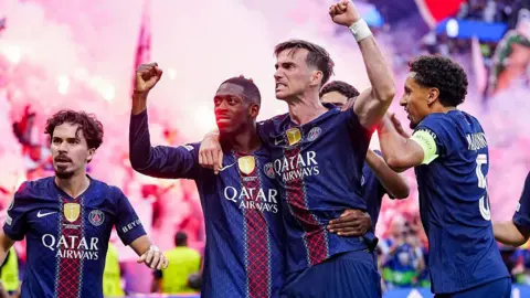 PSG celebrate