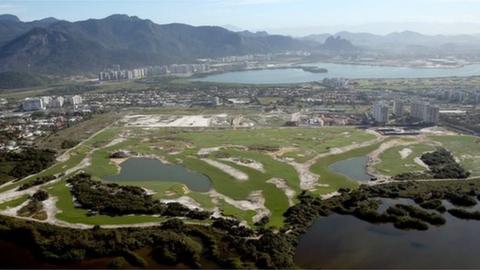 Olympic golf course in Rio