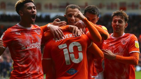 Blackpool celebrate