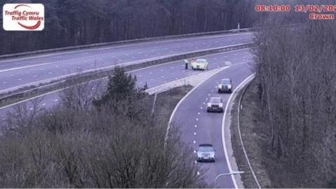 M4 at junction 35 (Pencoed)