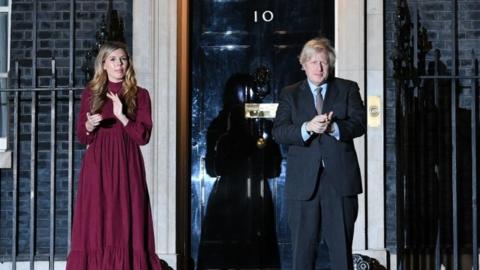 Boris Johnson and Carrie Symonds