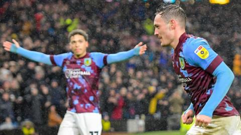 Burnley celebrate