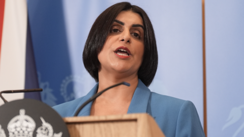 Home Secretary Shabana Mahmood speaking at the IPPR think tank