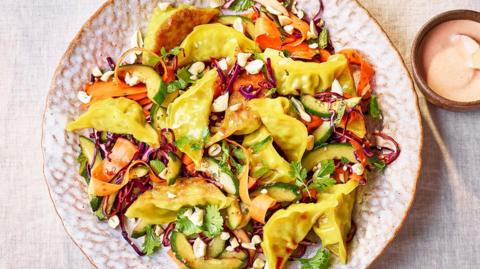 Dumpling salad