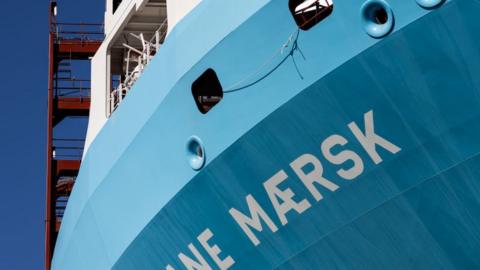 A Maersk vessel.