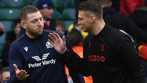Finn Russell and Dan Biggar