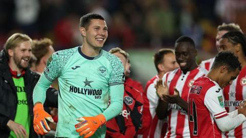 Brentford goalkeeper