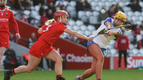 Cork’s Libby Coppinger and Nianh Rockett of Waterford
