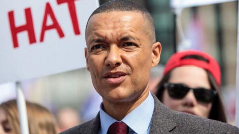 Clive Lewis at a rally