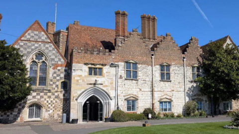 A general view picture of Bisham Abbey, a two-storey manor house, parts of which dates back to the 13th Century.