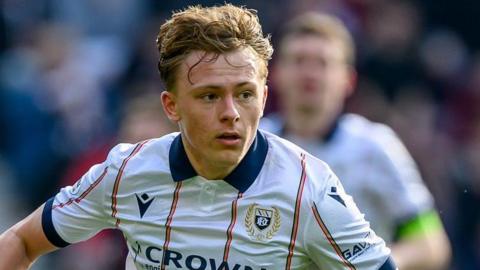 Luke Graham in action for Dundee