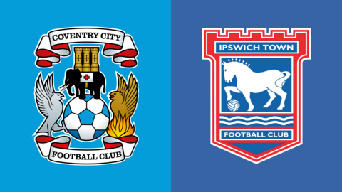 Coventry City and Ipswich Town club badges