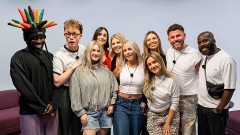 R1 presenters Charlie Hedges, Jeremiah Asiamah, Sam MacGregor, Mollie King, Danni Diston, Sian Eleri, Dean McCullough, Vicky Hawkesworth, Nat O’Leary and Melvin Odoom