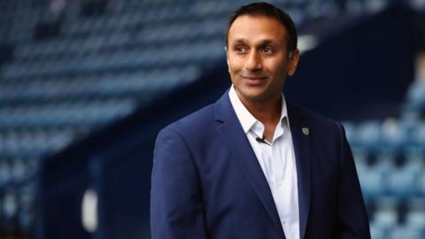 Shilen Patel surveys the view at The Hawthorns