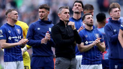 Ipswich manager Kieran McKenna