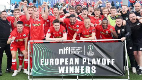 Cliftonville celebrate