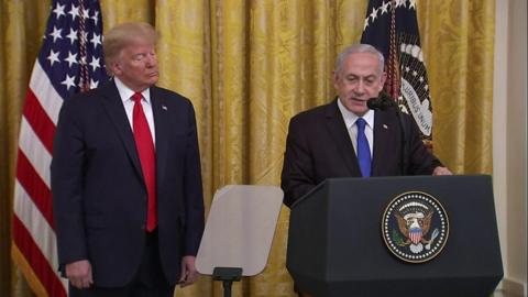 Donald Trump and Benjamin Netanyahu