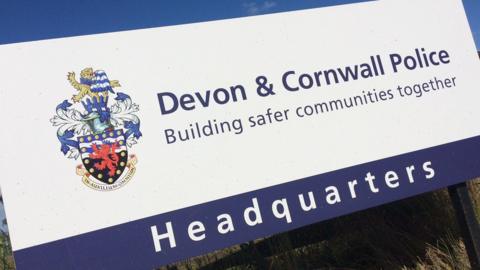 Devon and Cornwall Police HQ sign