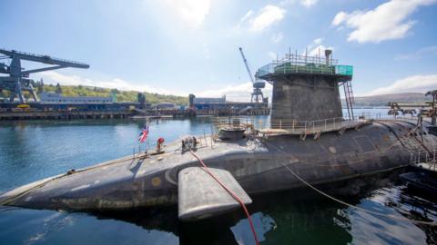 Submarine at Faslane