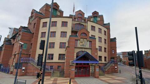 The outside of the Leeds Magistrates' Court building