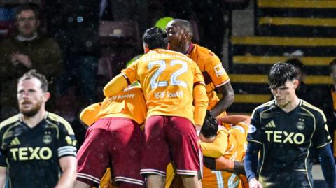 Motherwell celebrate