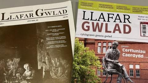 Rhifyn cyntaf Llafar Gwlad ac un o'r rhifynnau olaf (Hydred 2022). Bydd y rhifyn olaf un o'r cylchgrawn Llafar Gwlad (Mai 2023) yn y siopau toc