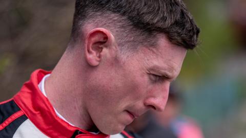 Elfyn Evans looks thoughtful